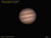 Gros plan sur Jupiter : image réalisée avec LX200 et ToUcam pro + barlow
